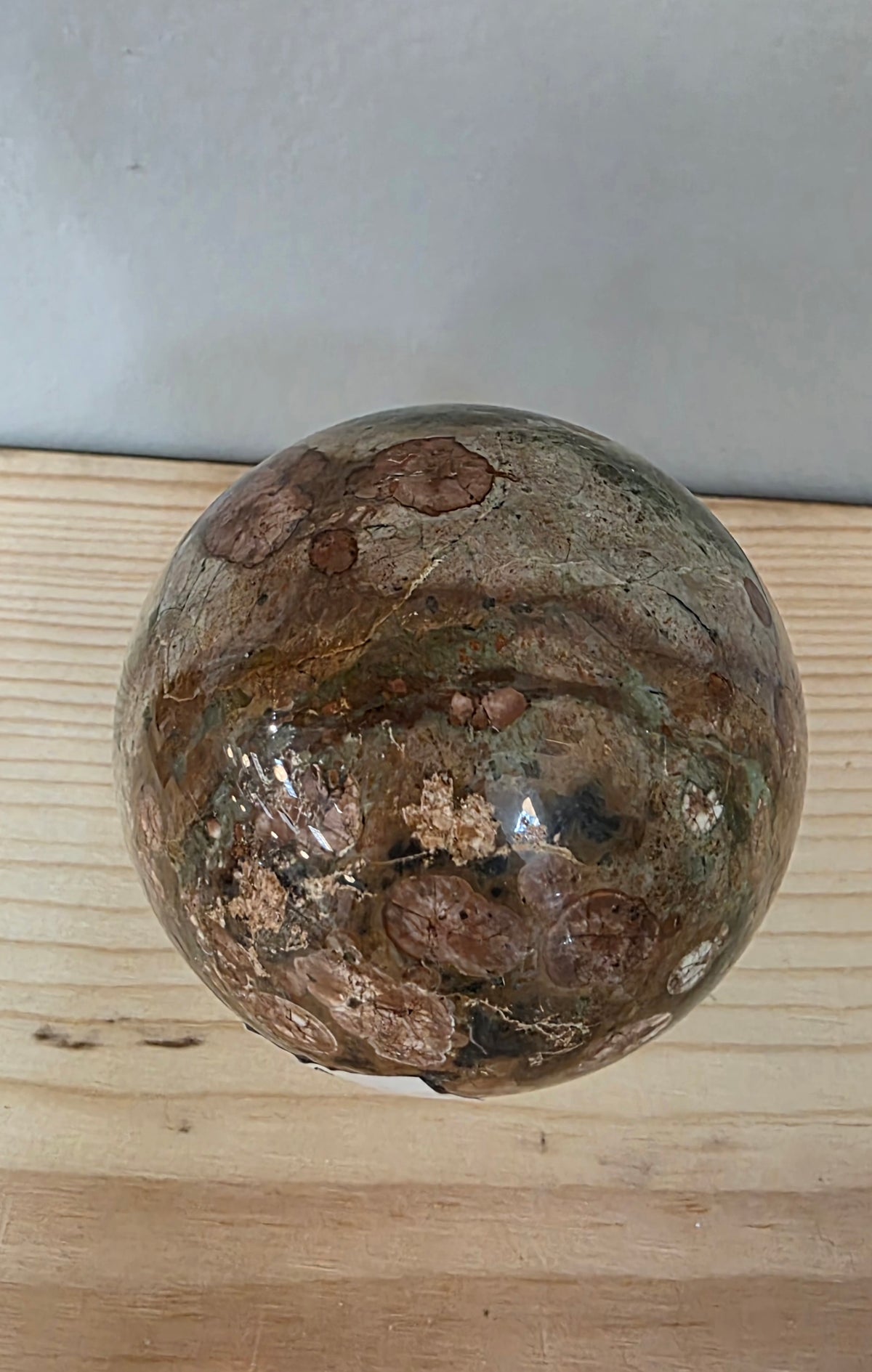 Rainforest Jasper Sphere