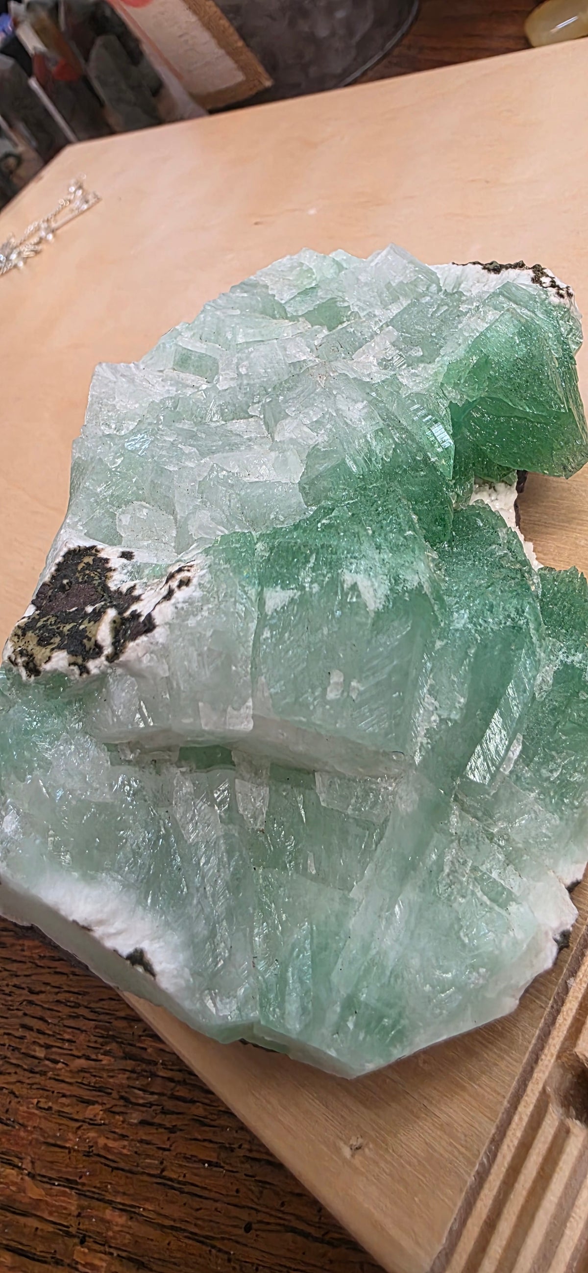 Green Apophyllite Cluster