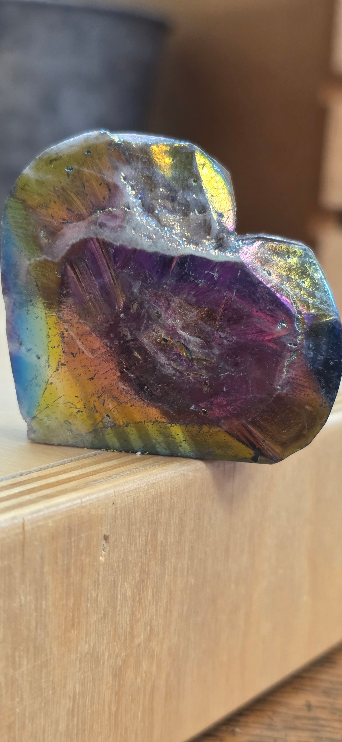 Sphalerite Aura Heart