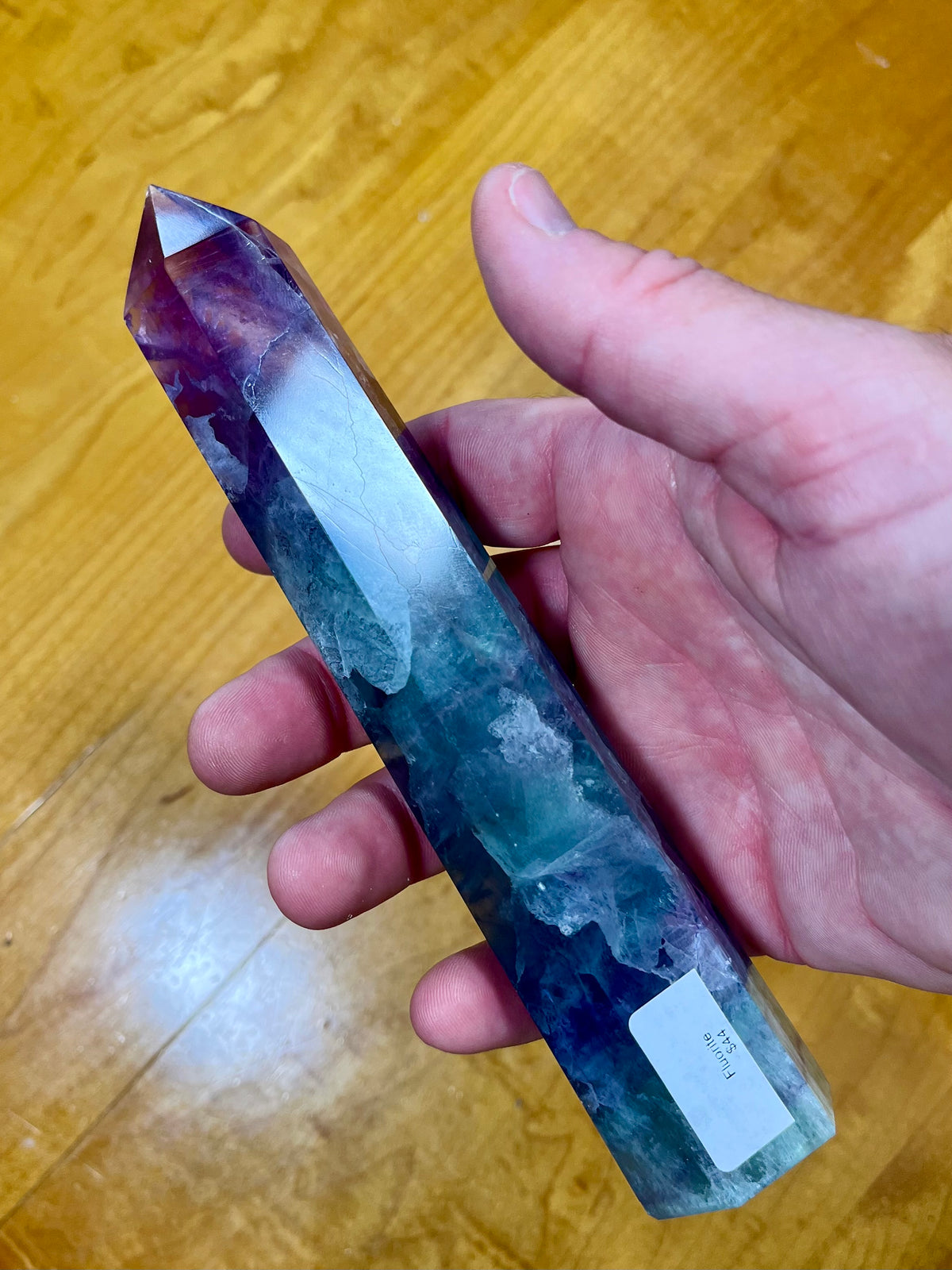Rainbow Fluorite Tower (Reiki)