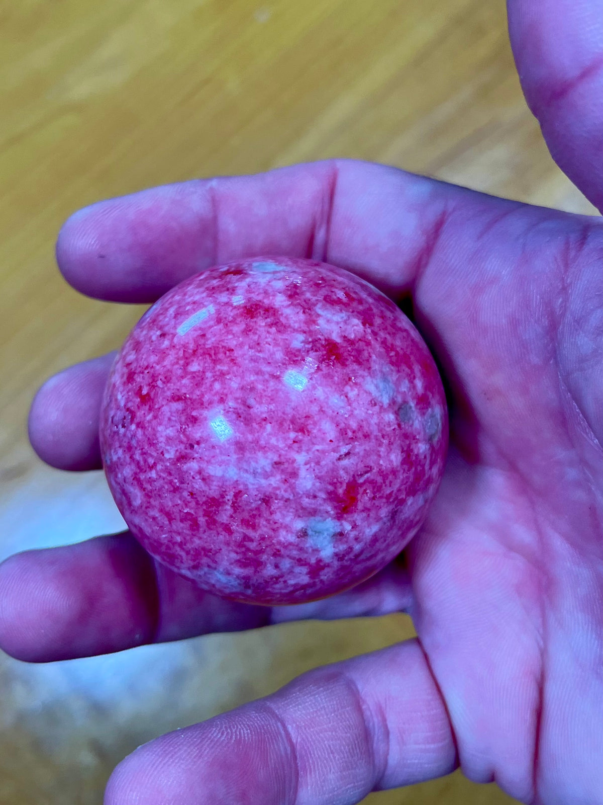 Thulite Sphere