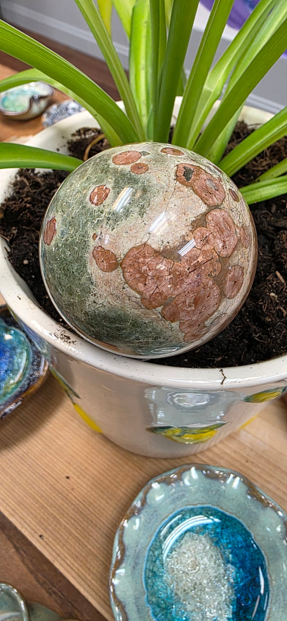 Rainforest Jasper Sphere