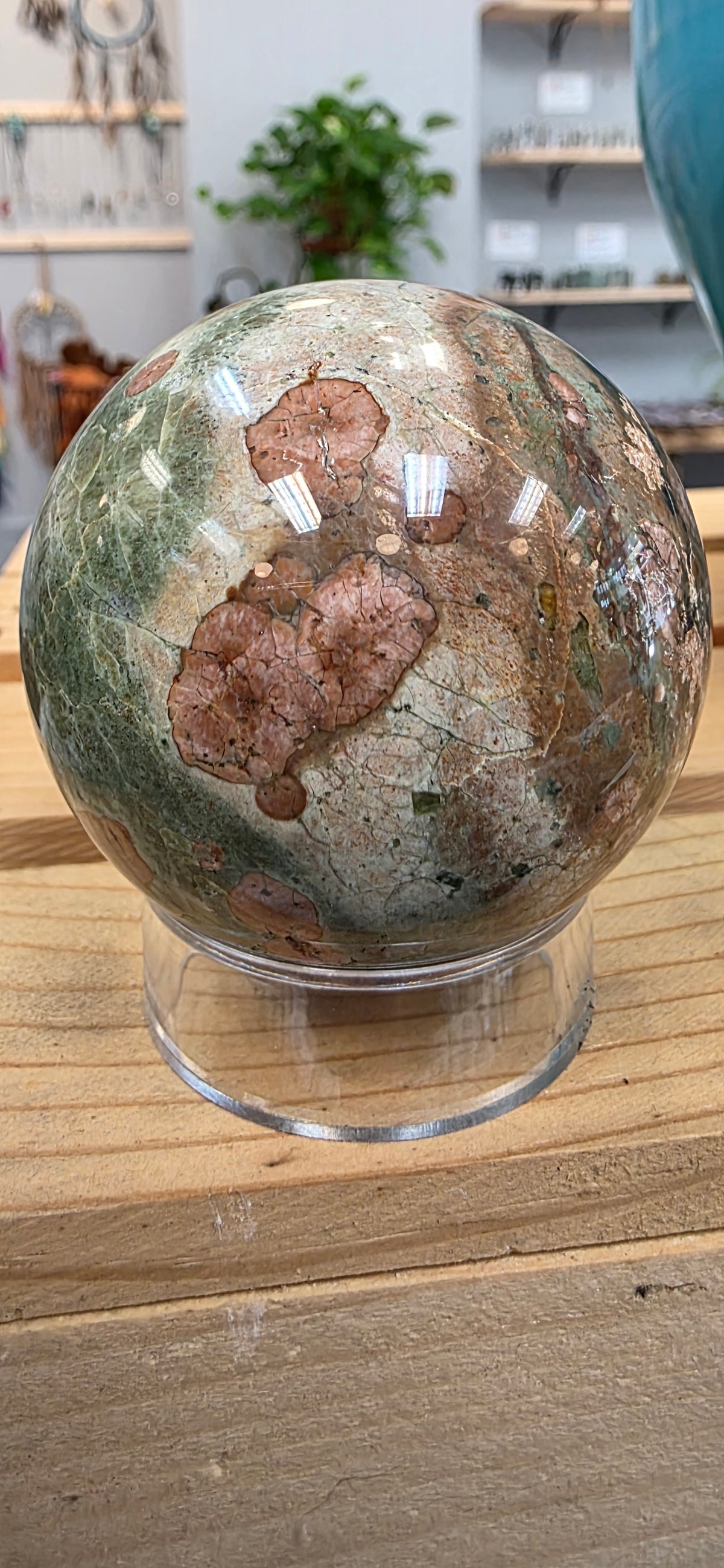 Rainforest Jasper Sphere