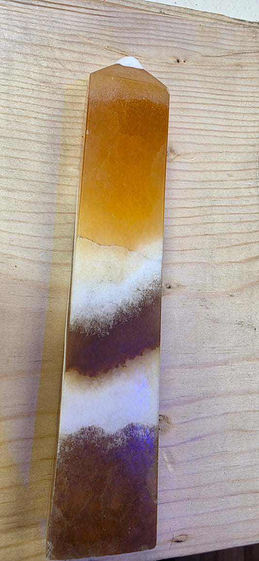 Orange Calcite Tower