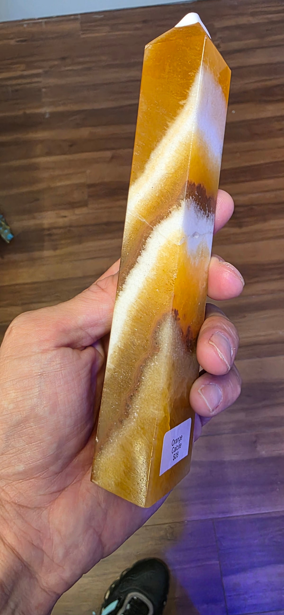 Orange Calcite Tower