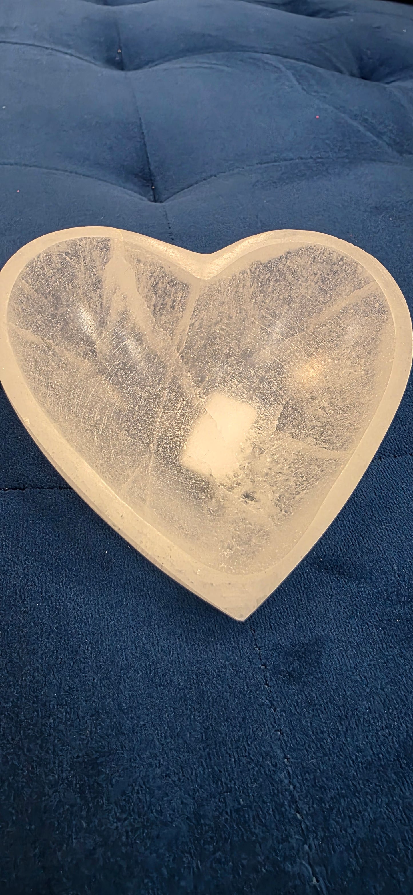 Selenite Heart