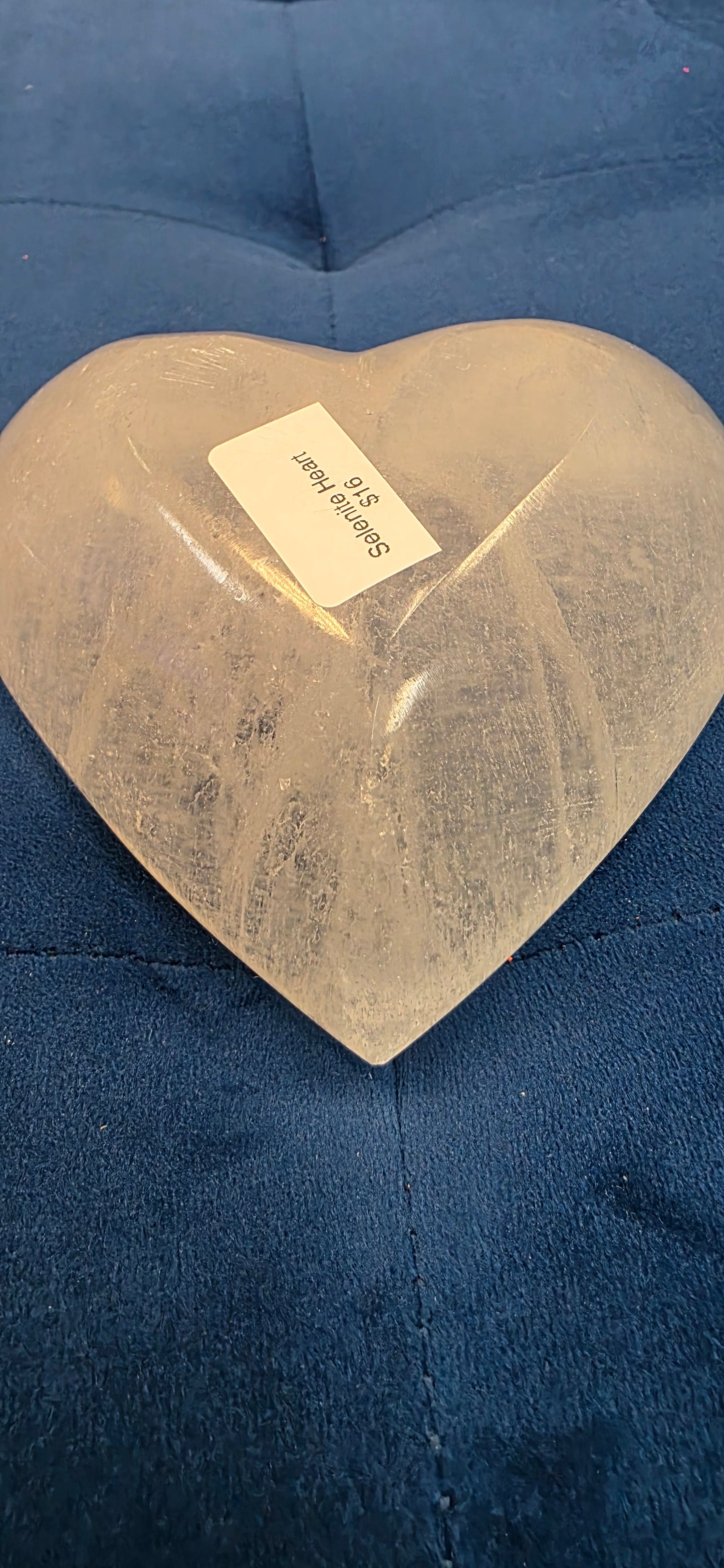 Selenite Heart