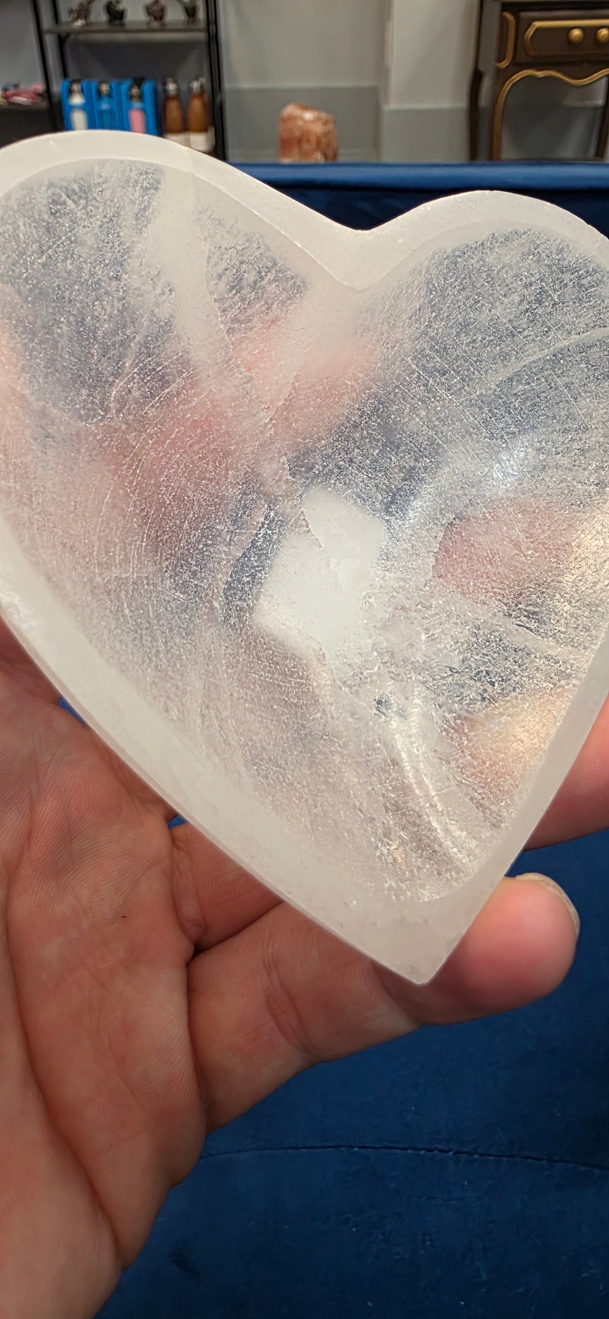 Selenite Heart