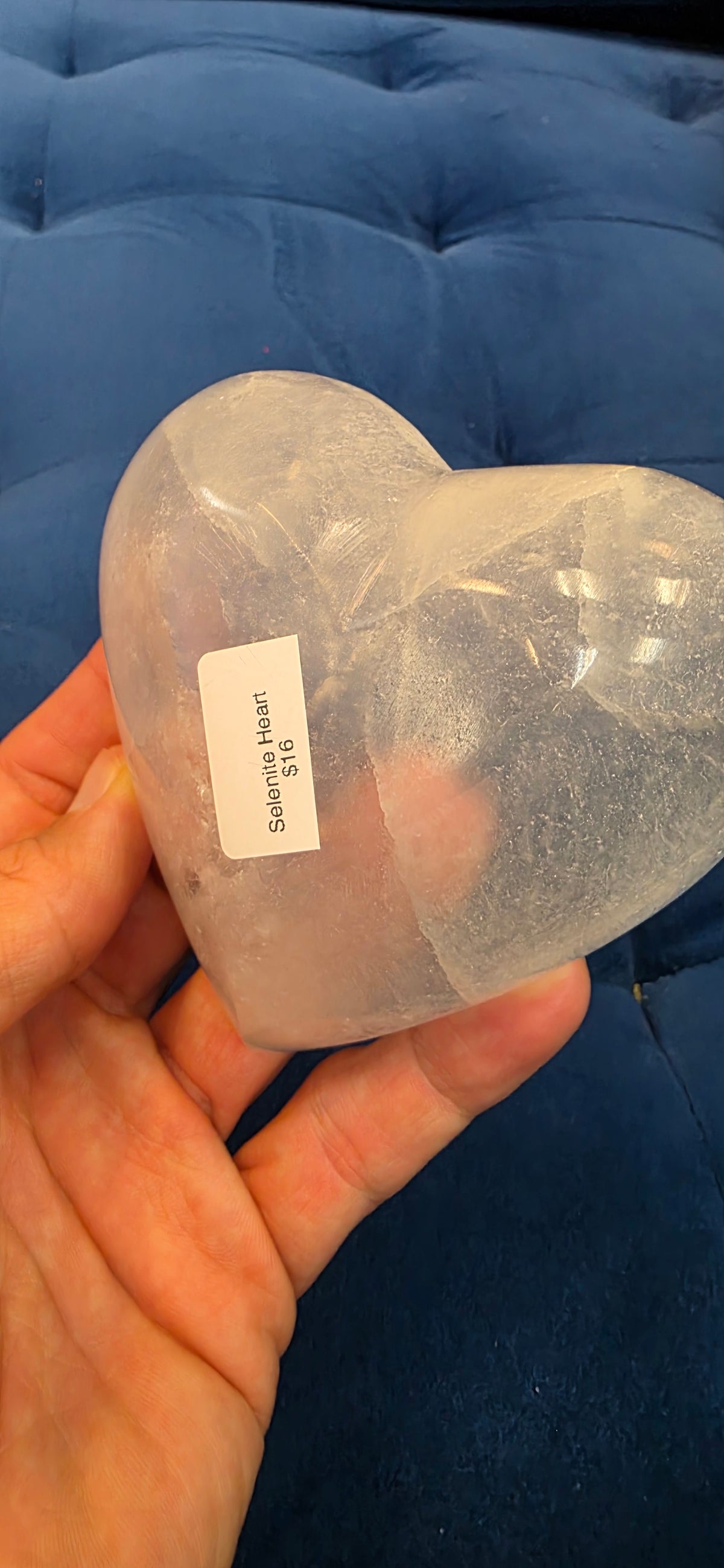 Selenite Heart