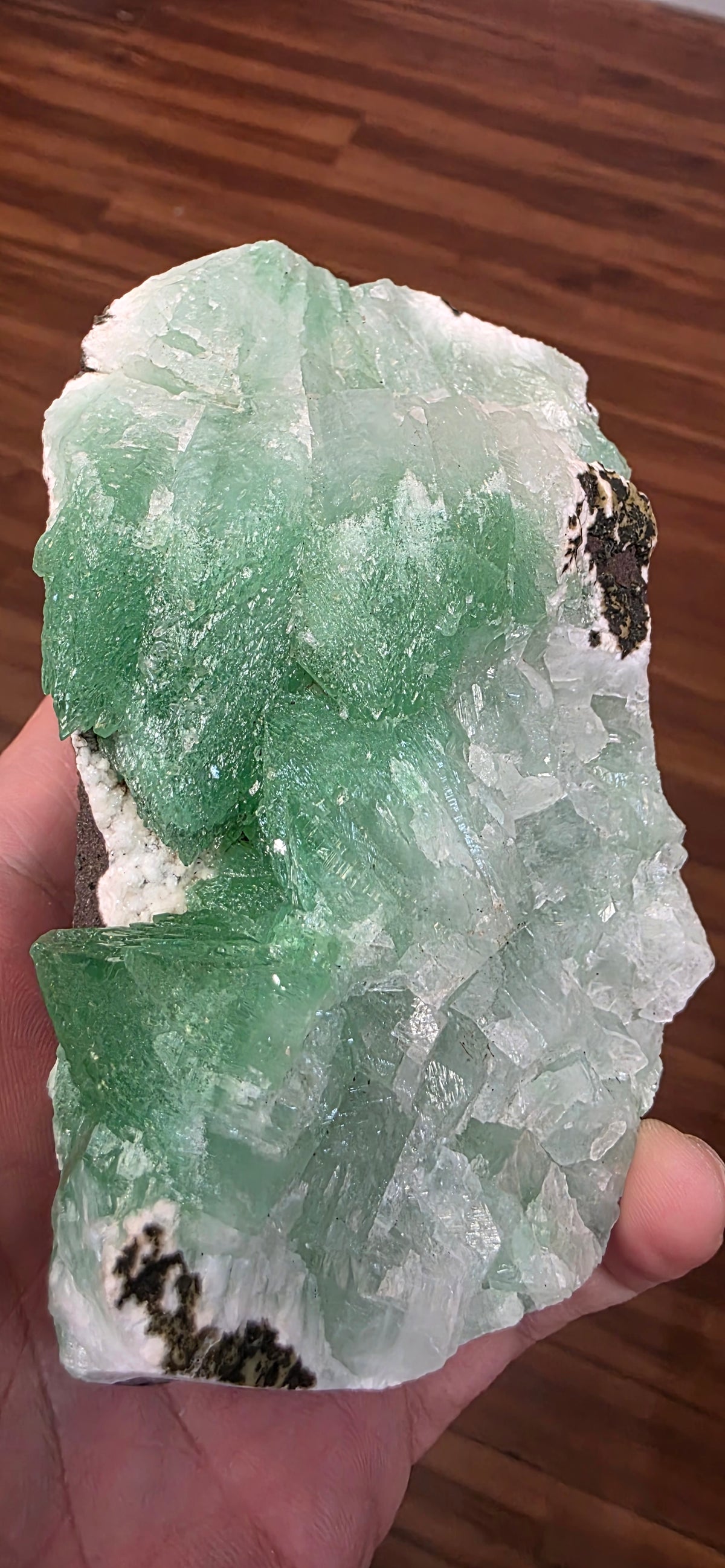 Green Apophyllite Cluster