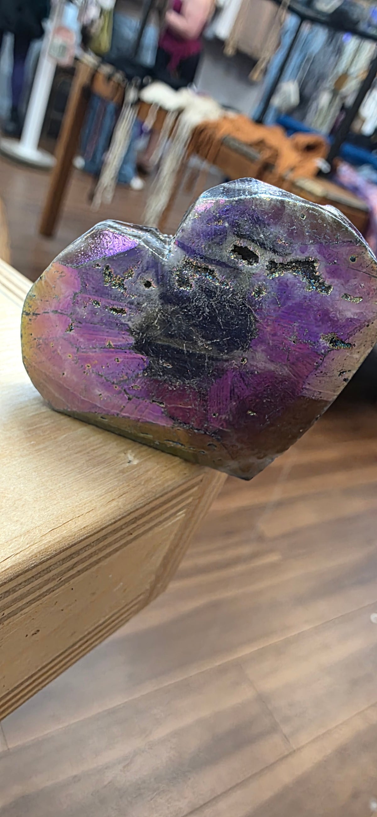 Sphalerite Aura Heart