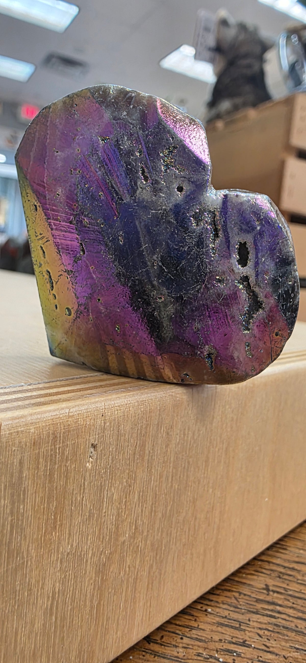 Sphalerite Aura Heart