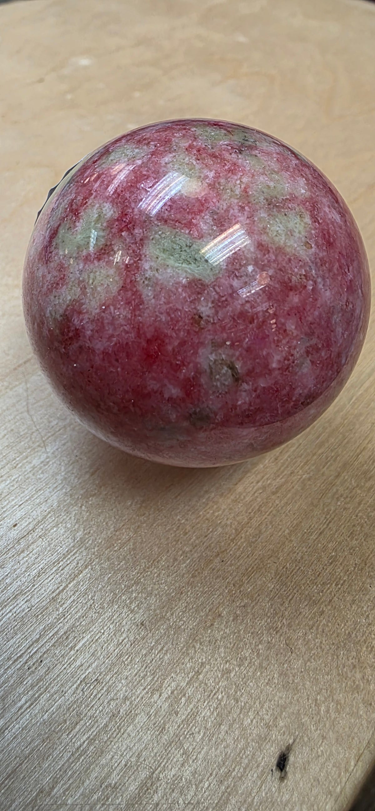 Thulite Sphere
