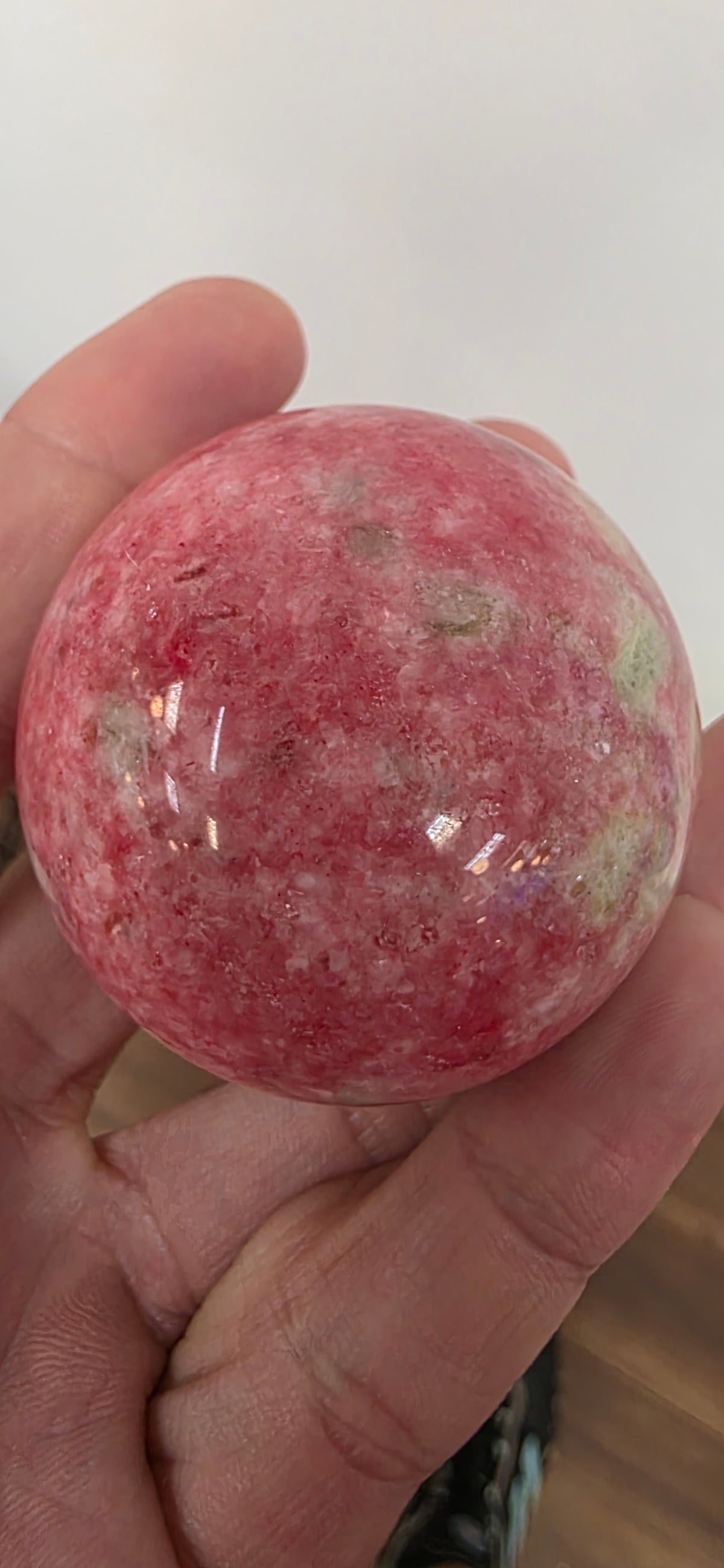 Thulite Sphere