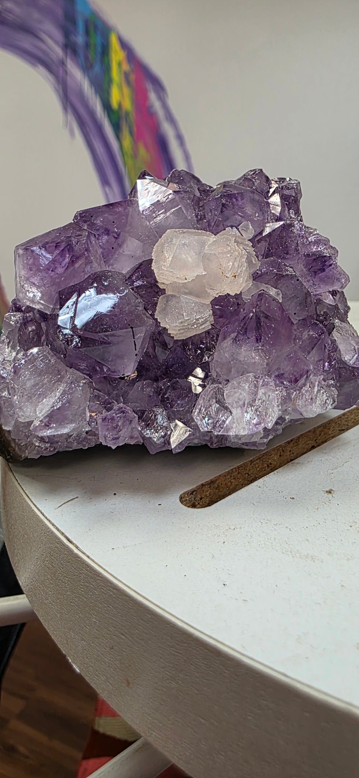 Amethyst Calcite Cluster (Brazil)