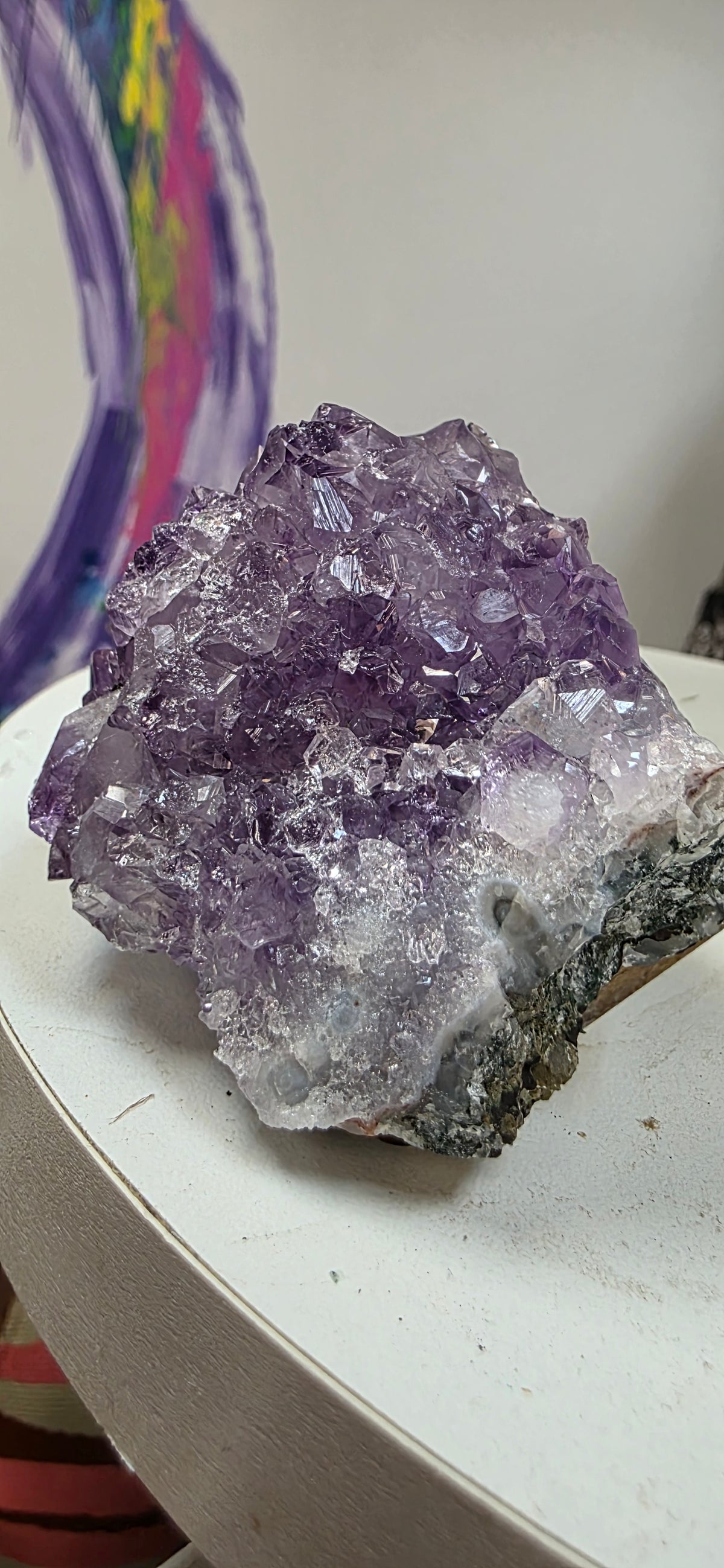 Amethyst Calcite Cluster (Brazil)