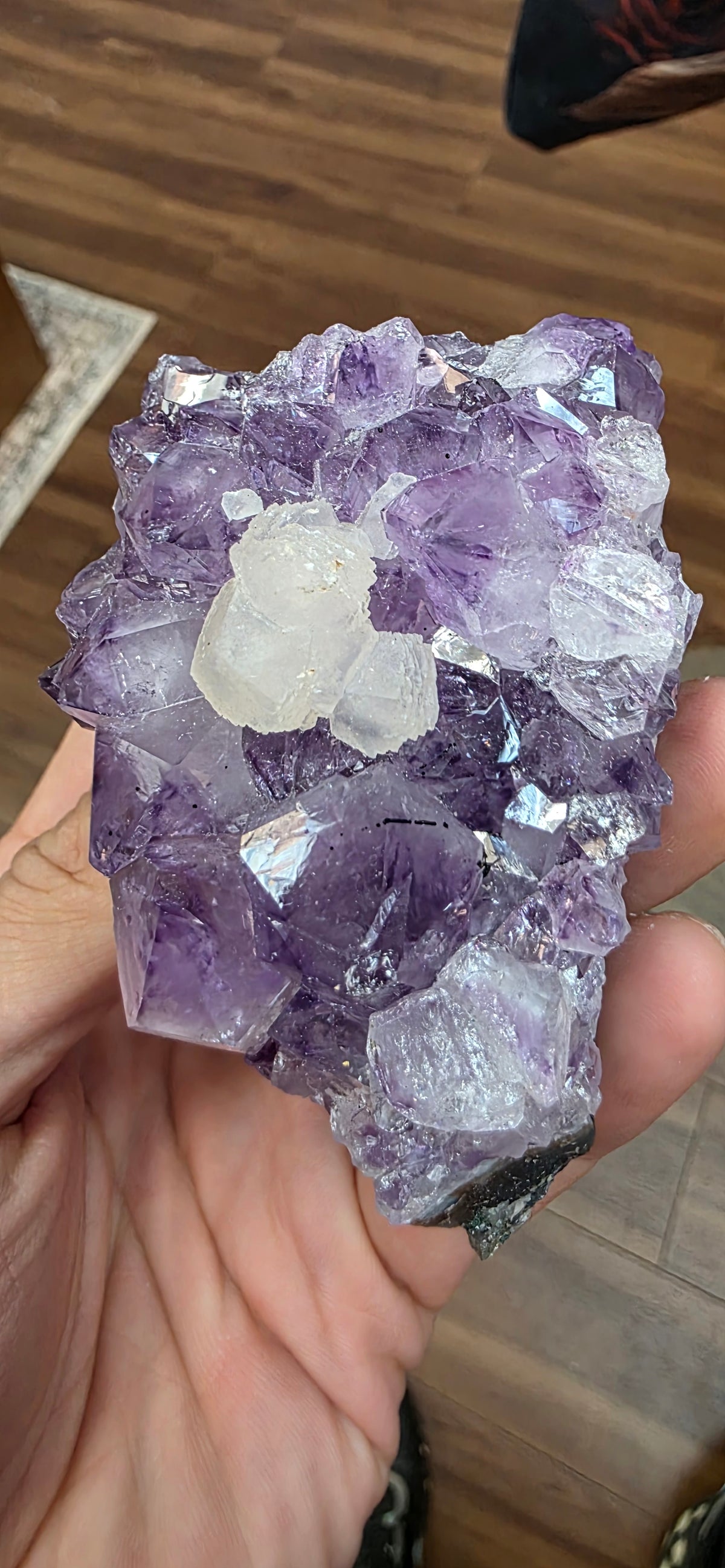 Amethyst Calcite Cluster (Brazil)