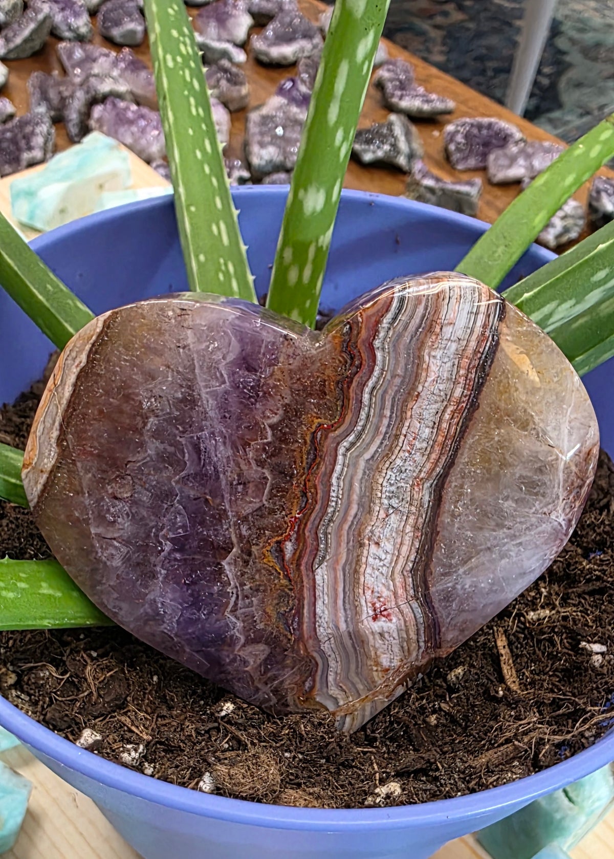 Amethyst Heart
