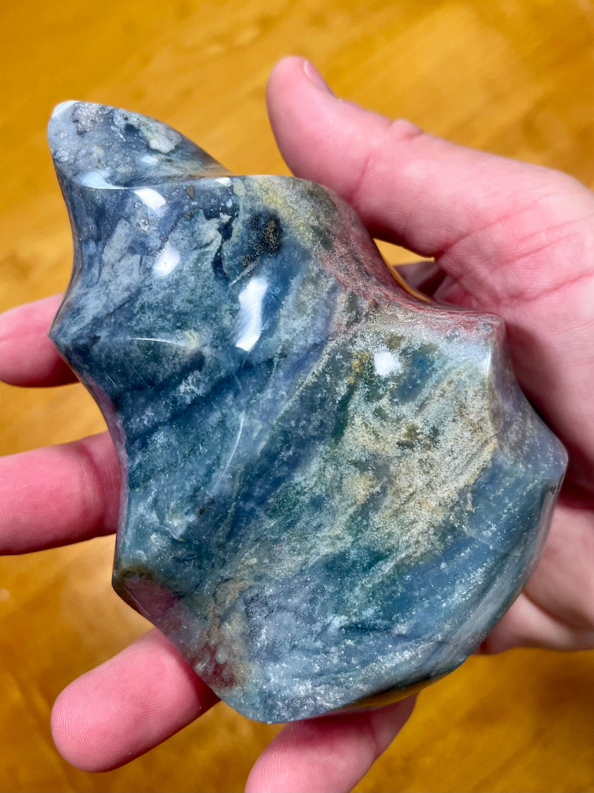 Ocean Jasper Flame (Madagascar)