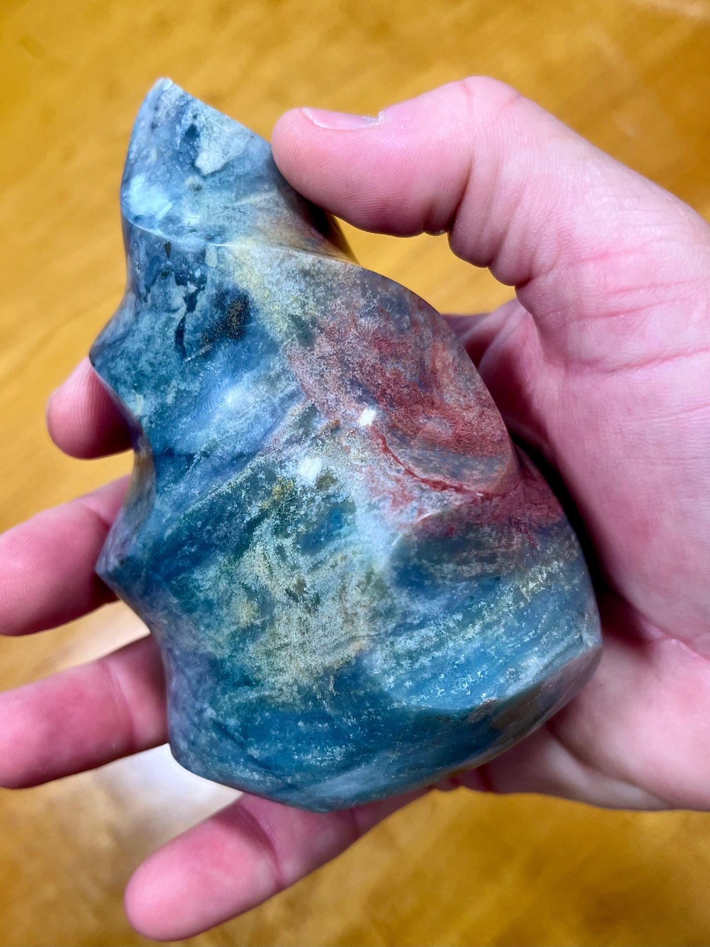 Ocean Jasper Flame (Madagascar)