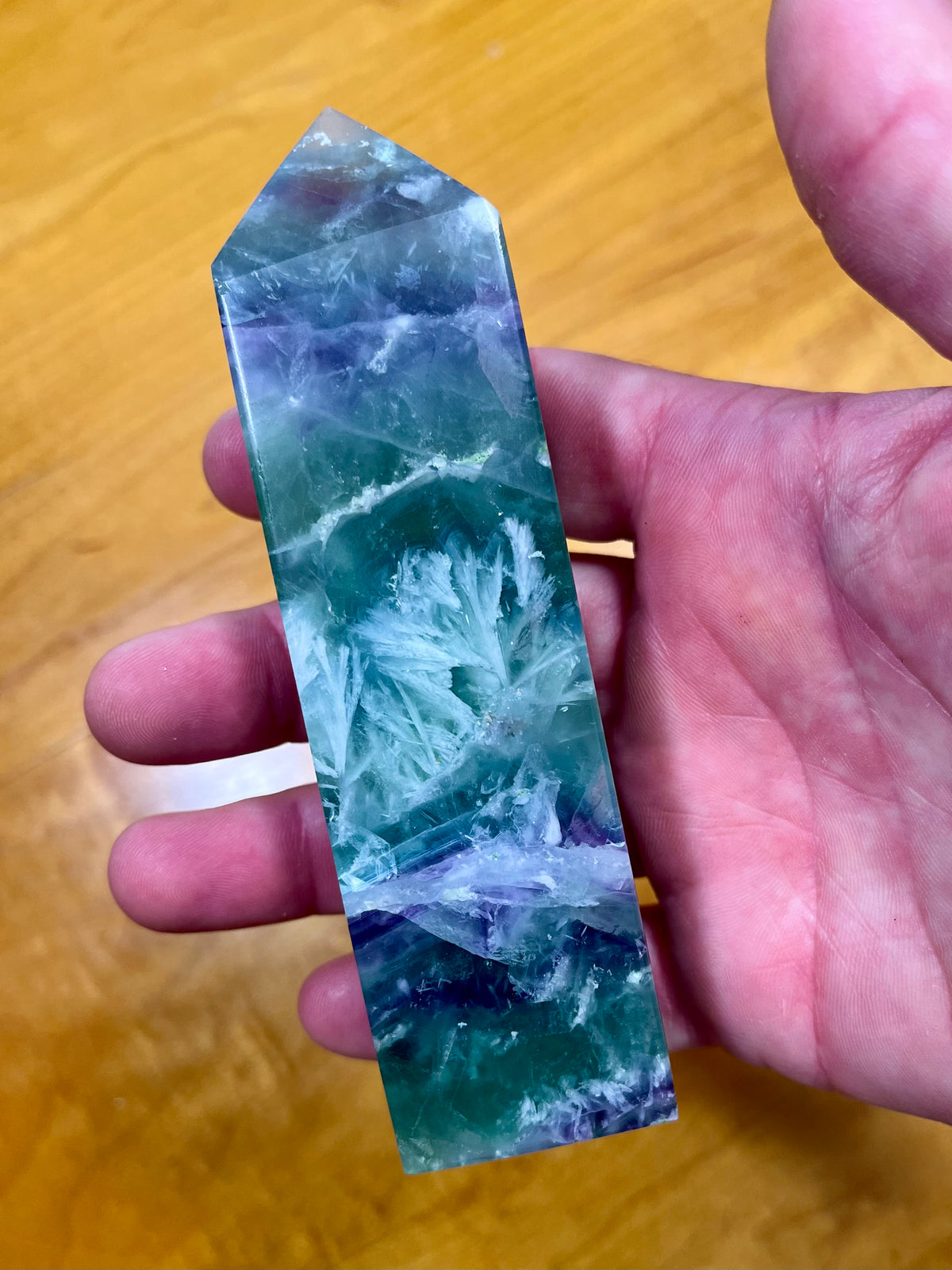 Feather Fluorite Tower