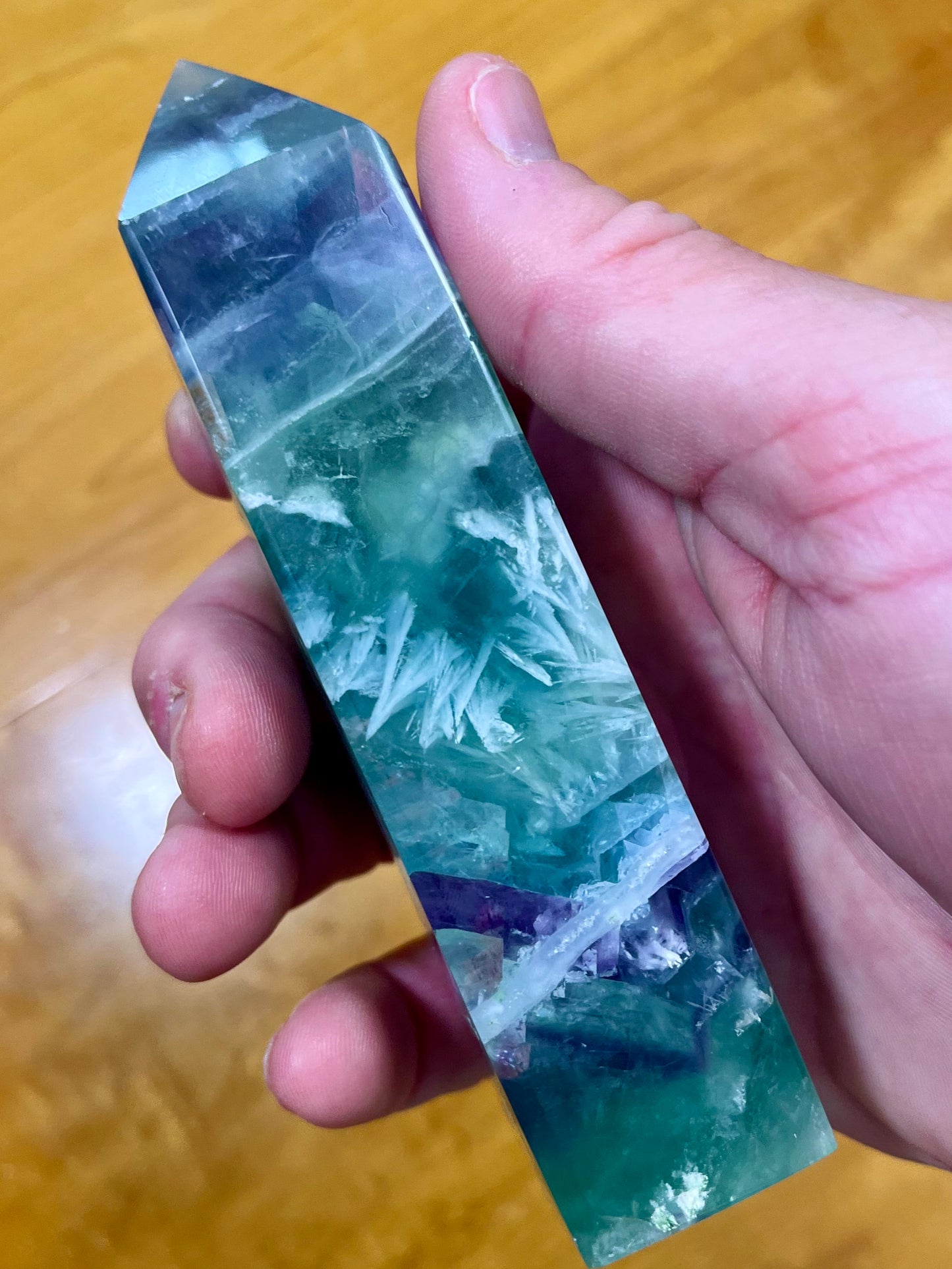 Feather Fluorite Tower