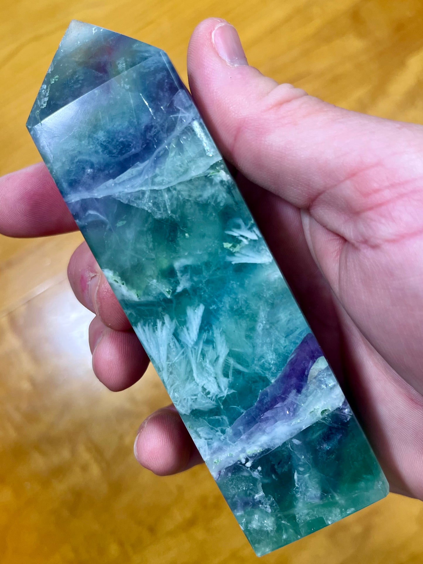 Feather Fluorite Tower