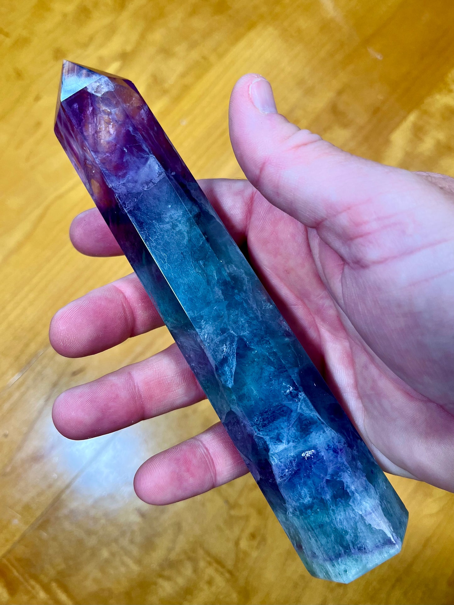 Rainbow Fluorite Tower (Reiki)