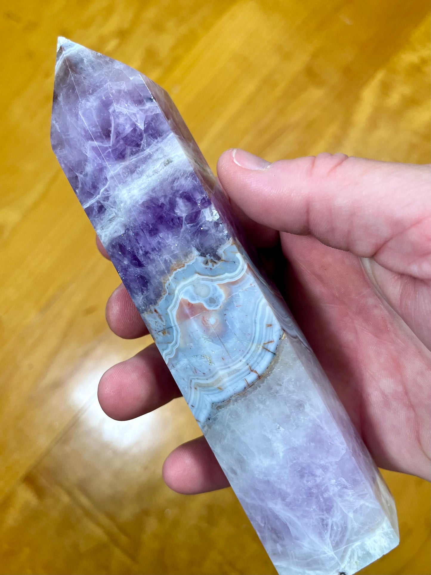 Layered Amethyst Tower