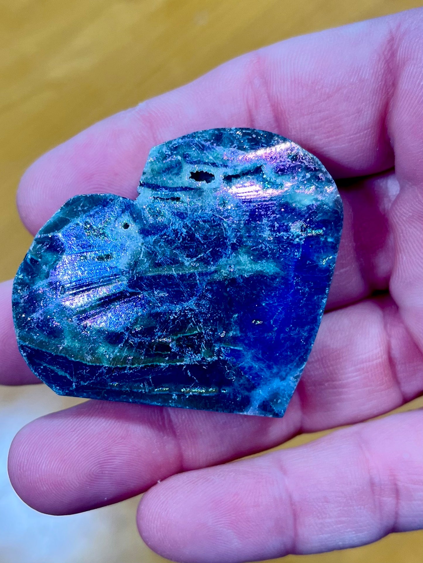 Sphalerite Aura Heart