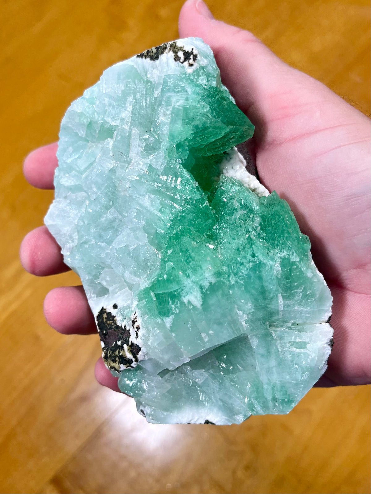 Green Apophyllite Cluster
