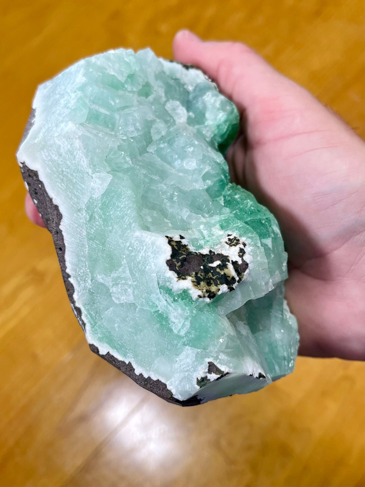 Green Apophyllite Cluster