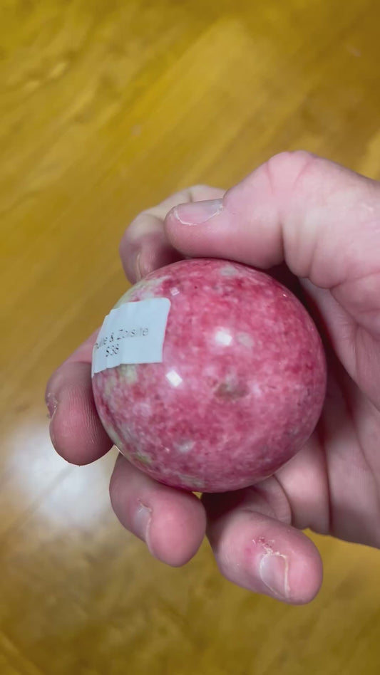 Thulite Sphere