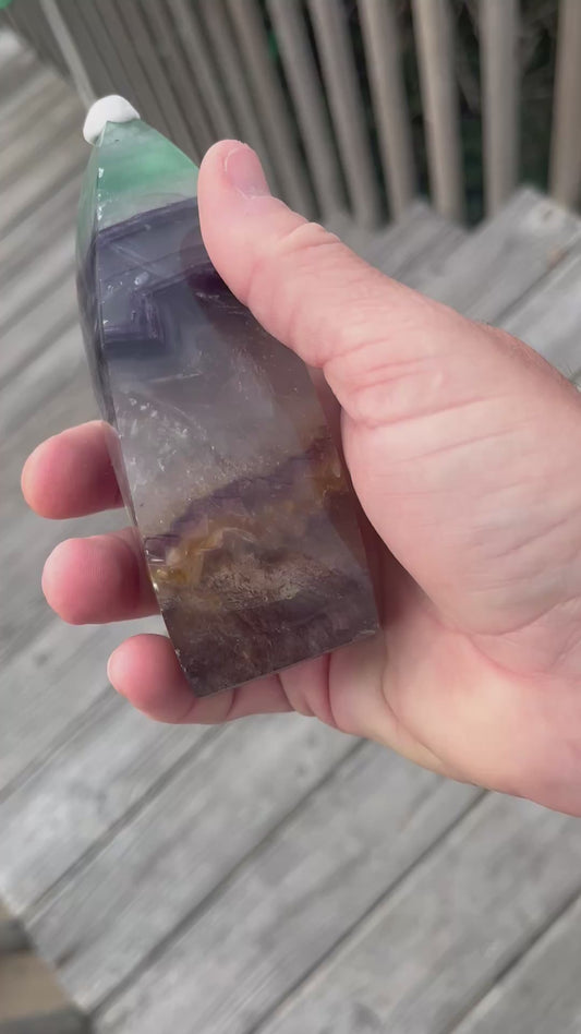 Rainbow Fluorite Twist