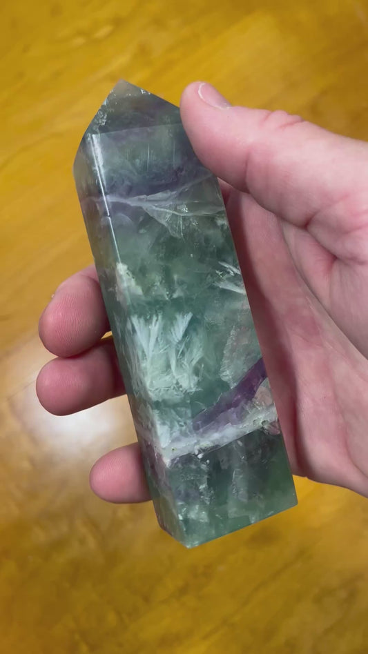 Feather Fluorite Tower