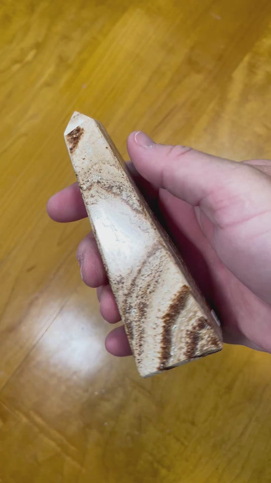 Brown Aragonite Tower (Peru)